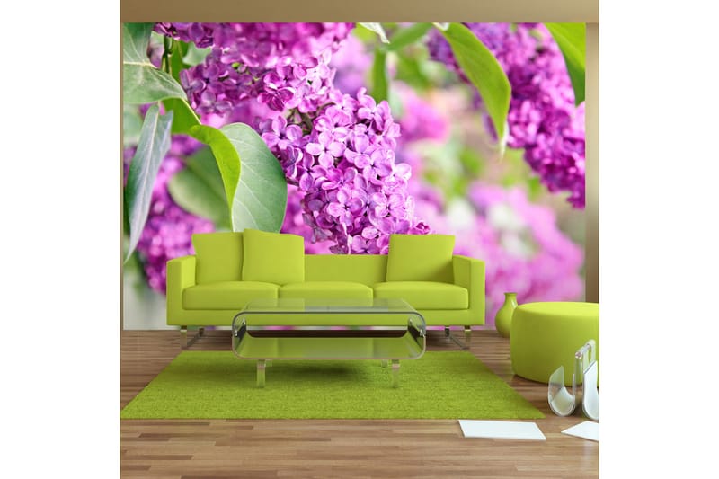 Fototapet Lilac Flowers 100x70 - Artgeist sp. z o. o. - Fototapet