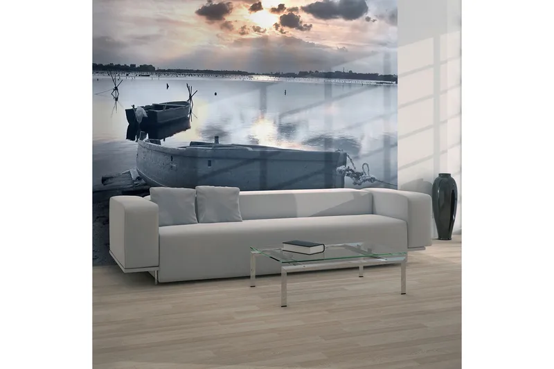 Fototapet Little Port Boats 400x309, Artgeist sp. z o. o.