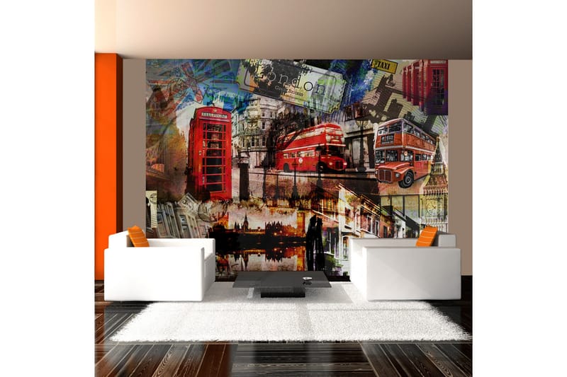Fototapet London Collage 350x270, Artgeist sp. z o. o.