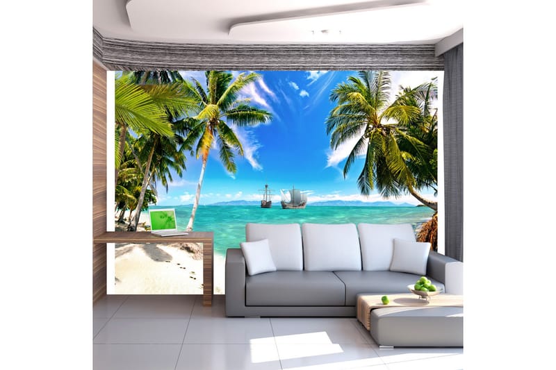 Fototapet Lost Ships 350x245 - Artgeist sp. z o. o. - Inredning - Väggdekor - Tapet & tapettillbehör - Fototapet