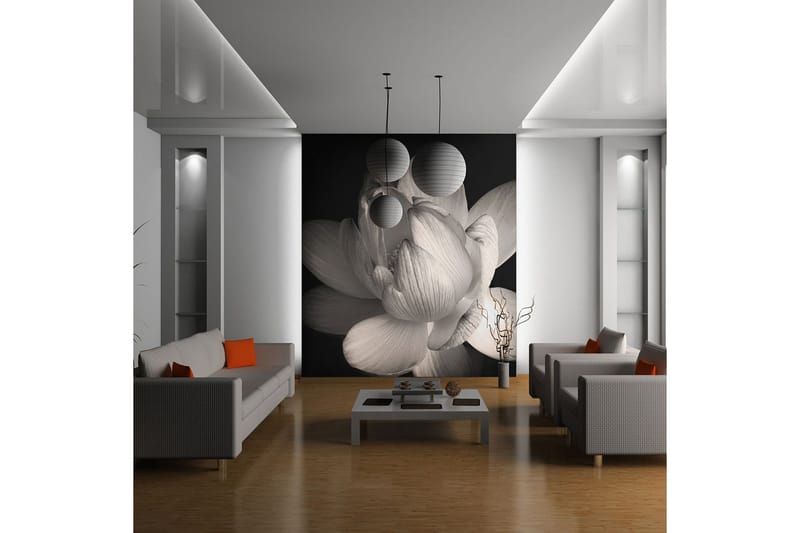 Fototapet Lotus Flower 200x154 - Artgeist sp. z o. o. - Inredning - Väggdekor - Tapet & tapettillbehör - Fototapet