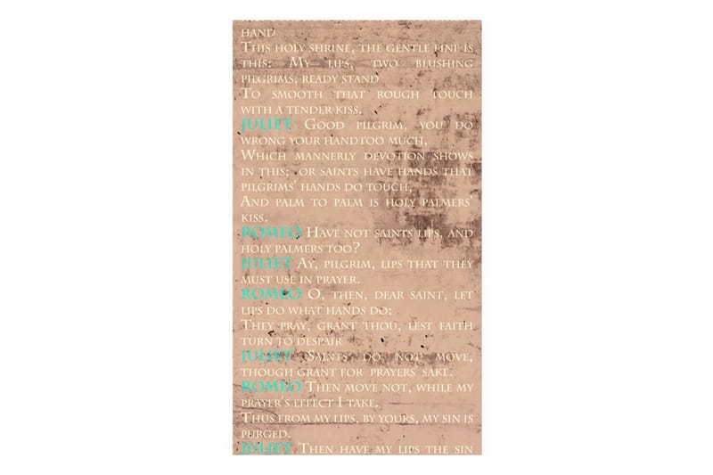 Fototapet Love Story 50x1000 - Artgeist sp. z o. o. - Inredning - Väggdekor - Tapet & tapettillbehör - Fototapet