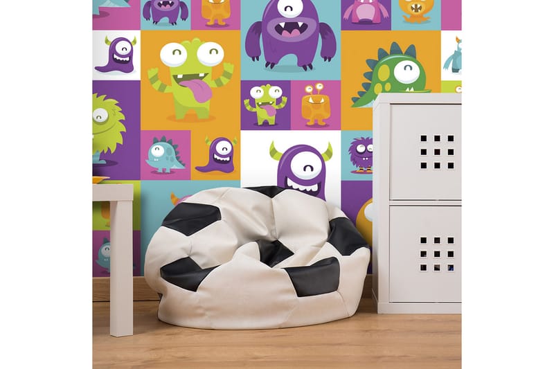 Fototapet Lovely Monsters 50x1000 - Artgeist sp. z o. o. - Inredning - Väggdekor - Tapet & tapettillbehör - Fototapet