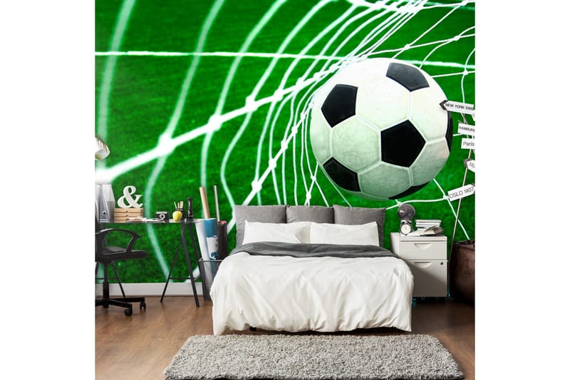 Fototapet Mål! 250x193 - Artgeist sp. z o. o. - Inredning - Väggdekor - Tapet & tapettillbehör - Fototapet