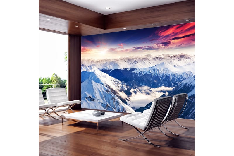 Fototapet Magnificent Alps 250x175 - Artgeist sp. z o. o. - Inredning - Väggdekor - Tapet & tapettillbehör - Fototapet