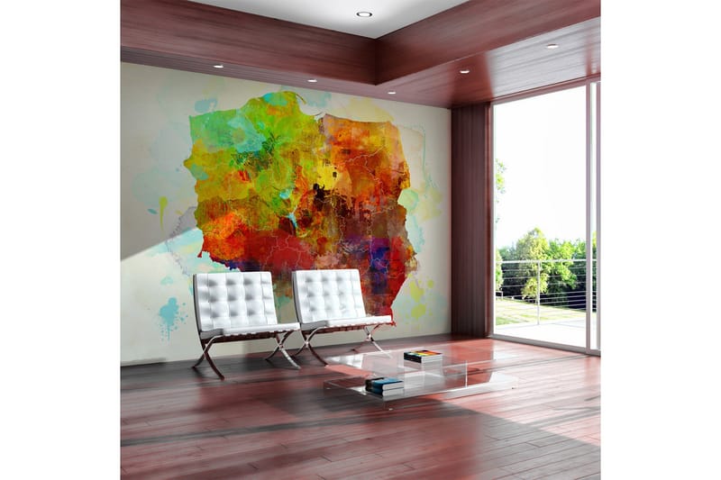 Fototapet Map Poland 350x270, Artgeist sp. z o. o.