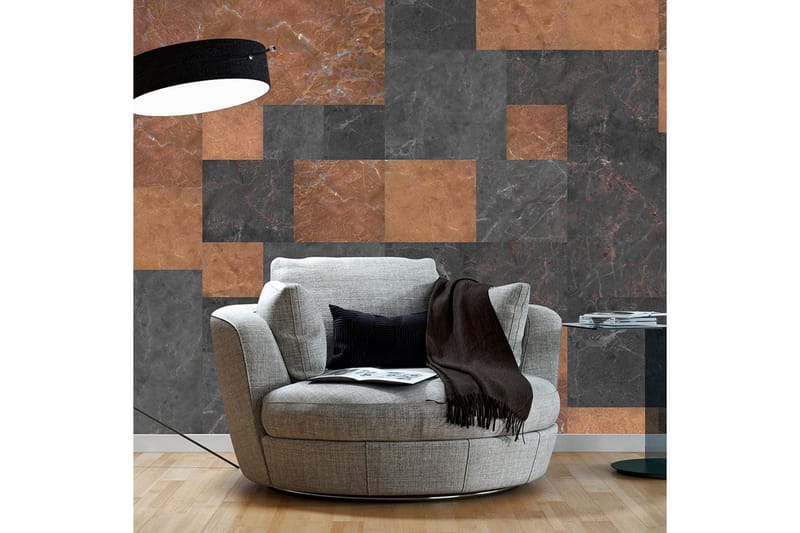 Fototapet Marble Mosaic 50x1000 - Artgeist sp. z o. o. - Inredning - Väggdekor - Tapet & tapettillbehör - Fototapet