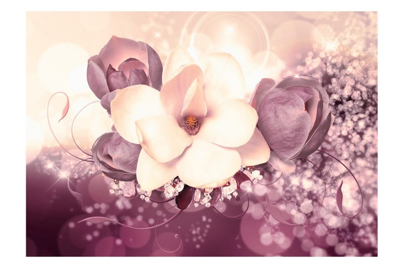 Fototapet Maroon Charm 200x140 - Artgeist sp. z o. o. - Inredning - Väggdekor - Tapet & tapettillbehör - Fototapet