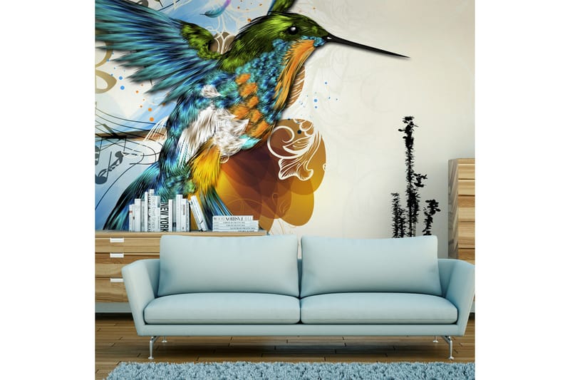 Fototapet Marvelous Bird 300x231 - Artgeist sp. z o. o. - Inredning - Väggdekor - Tapet & tapettillbehör - Fototapet