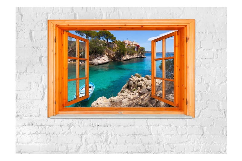 Fototapet Mediterranean Landscape 100x70 - Artgeist sp. z o. o. - Inredning - Väggdekor - Tapet & tapettillbehör - Fototapet