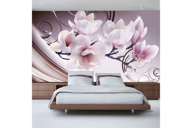 Fototapet Meet The Magnolias 350x245 - Artgeist sp. z o. o. - Inredning - Väggdekor - Tapet & tapettillbehör - Fototapet