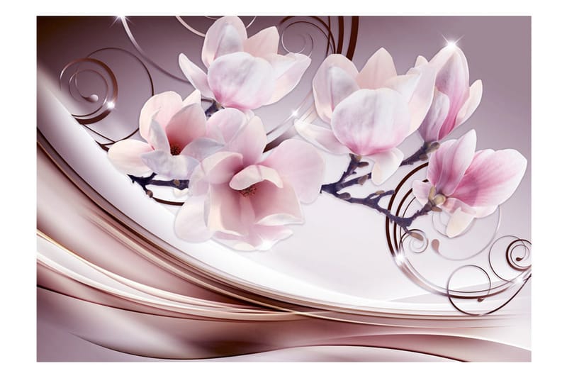 Fototapet Meet The Magnolias 350x245 - Artgeist sp. z o. o. - Inredning - Väggdekor - Tapet & tapettillbehör - Fototapet