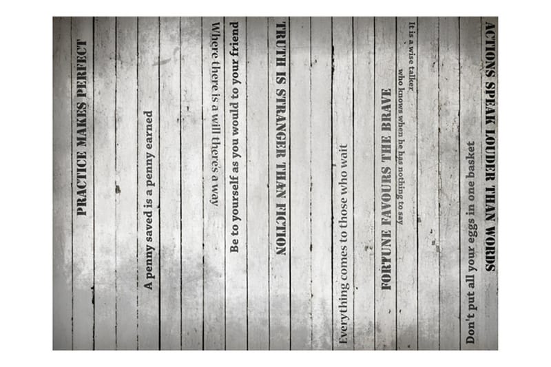 Fototapet Memorable Quotes 250x193 - Artgeist sp. z o. o. - Inredning - Väggdekor - Tapet & tapettillbehör - Fototapet