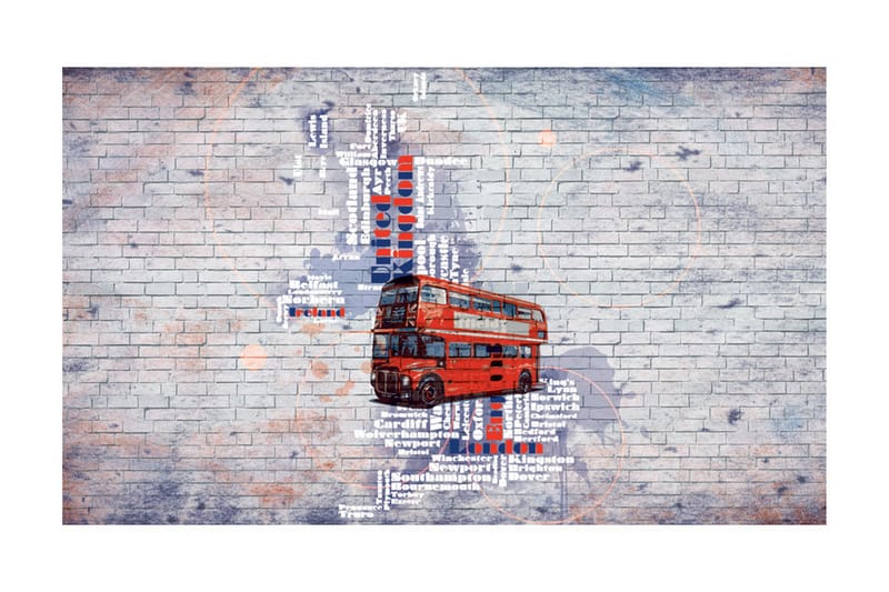 Fototapet Min London 450x270 - Artgeist sp. z o. o. - Inredning - Väggdekor - Tapet & tapettillbehör - Fototapet