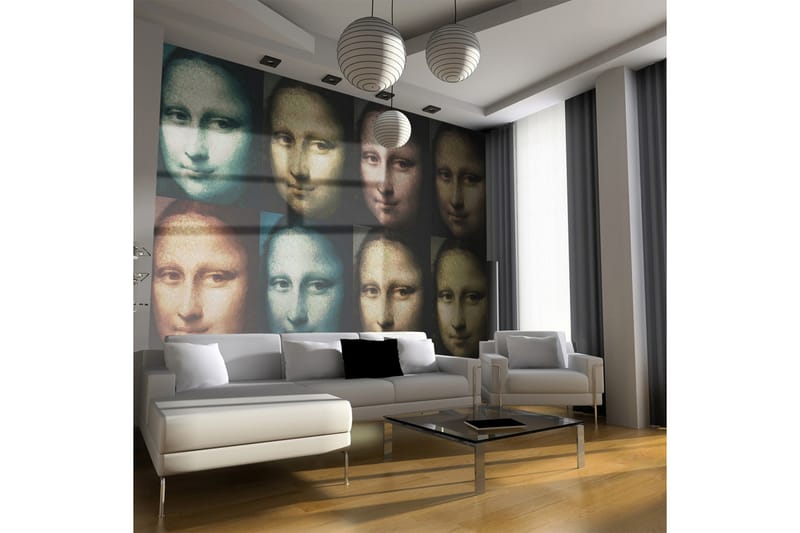 Fototapet Mona Lisa Pop Art 350x270 - Artgeist sp. z o. o. - Inredning - Väggdekor - Tapet & tapettillbehör - Fototapet