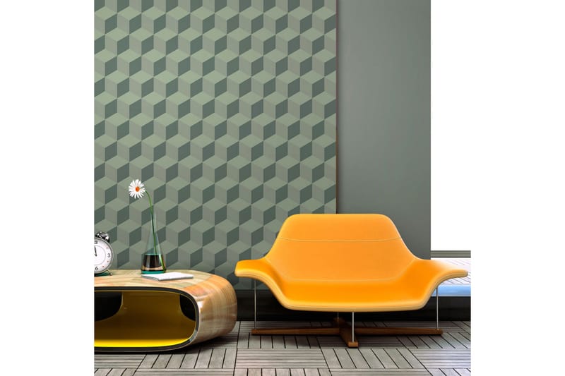 Fototapet Monokromatiska Kuber 200x154, Artgeist sp. z o. o.