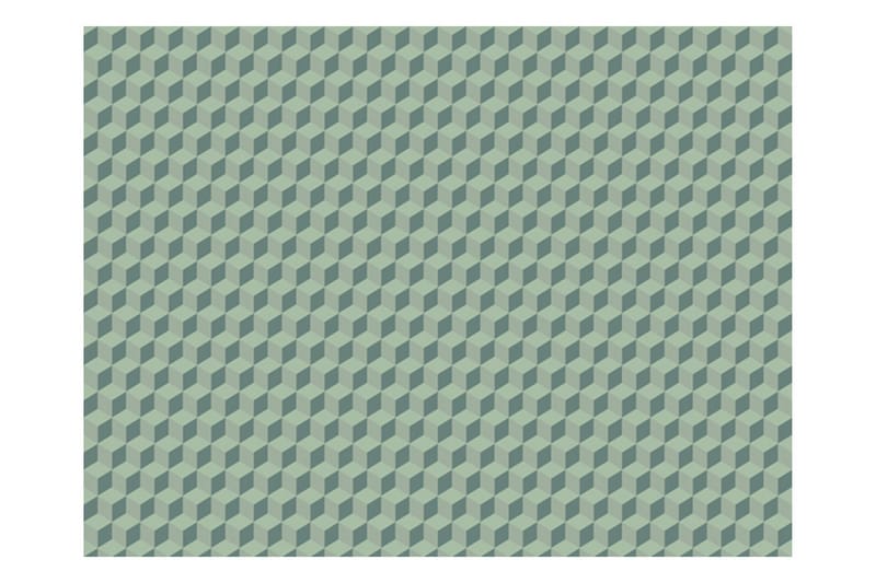 Fototapet Monokromatiska Kuber 400x309 - Artgeist sp. z o. o. - Inredning - Väggdekor - Tapet & tapettillbehör - Fototapet