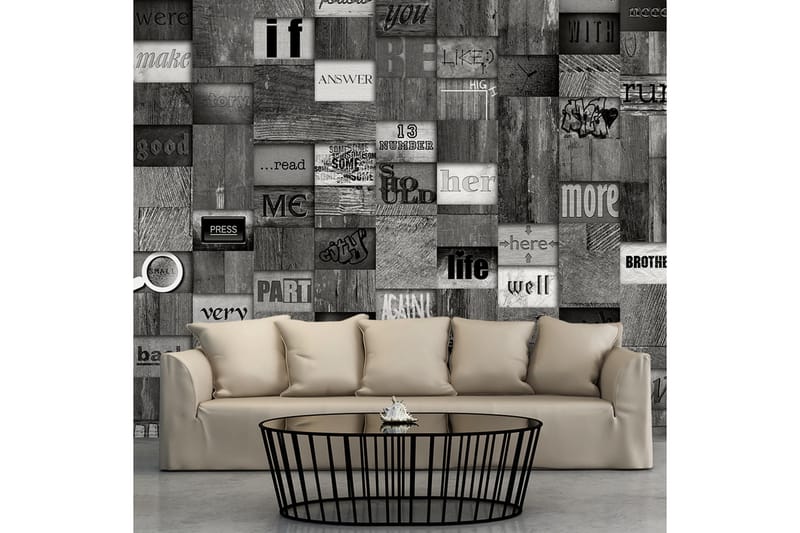 Fototapet Mosaic Of Words 50x1000 - Artgeist sp. z o. o. - Inredning - Väggdekor - Tapet & tapettillbehör - Fototapet