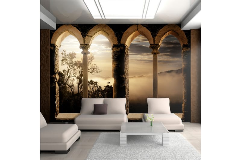 Fototapet Mountain Monastery 350x245 - Artgeist sp. z o. o. - Inredning - Väggdekor - Tapet & tapettillbehör - Fototapet