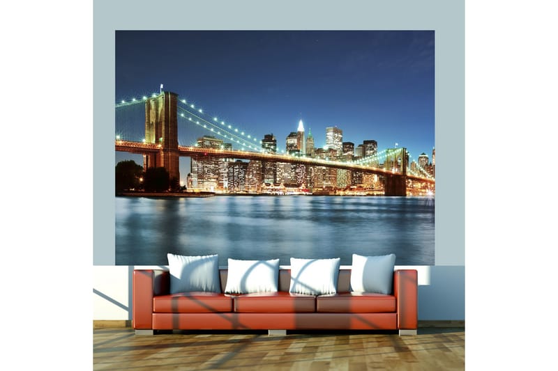 Fototapet Mousserande Brooklyn Bridge 300x231, Artgeist sp. z o. o.