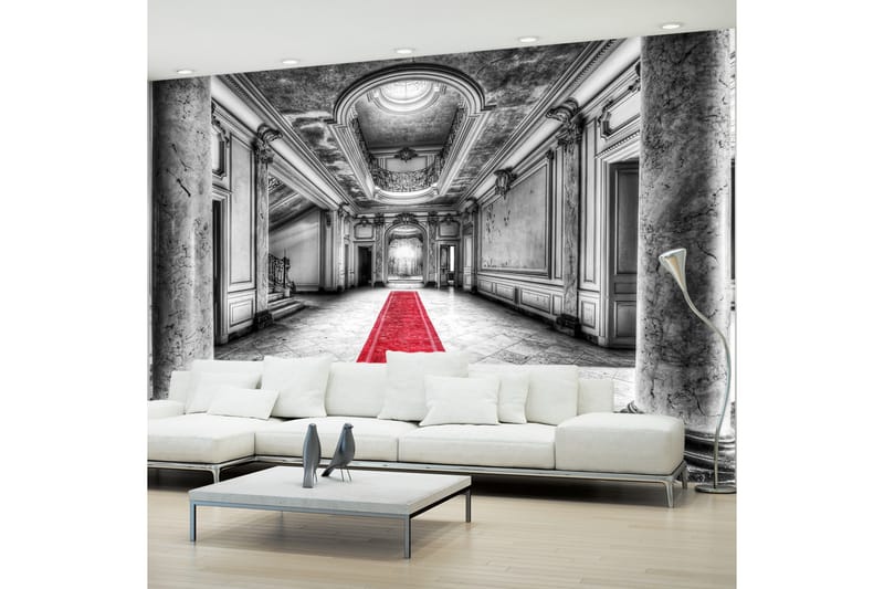 Fototapet Mystery Marble Black And White 250x175 - Artgeist sp. z o. o. - Inredning - Väggdekor - Tapet & tapettillbehör - Fototapet