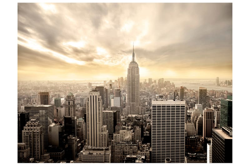 Fototapet New York Manhattan Gryningen 250x193 - Artgeist sp. z o. o. - Inredning - Väggdekor - Tapet & tapettillbehör - Fototapet