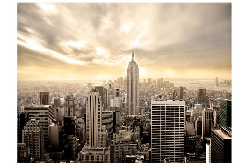 Fototapet New York Manhattan Gryningen 350x270, Artgeist sp. z o. o.