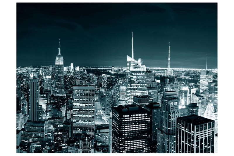Fototapet New York Nattliv 350x270, Artgeist sp. z o. o.