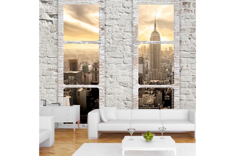 Fototapet New York View From The Window 100x70 - Artgeist sp. z o. o. - Inredning - Väggdekor - Tapet & tapettillbehör - Fototapet