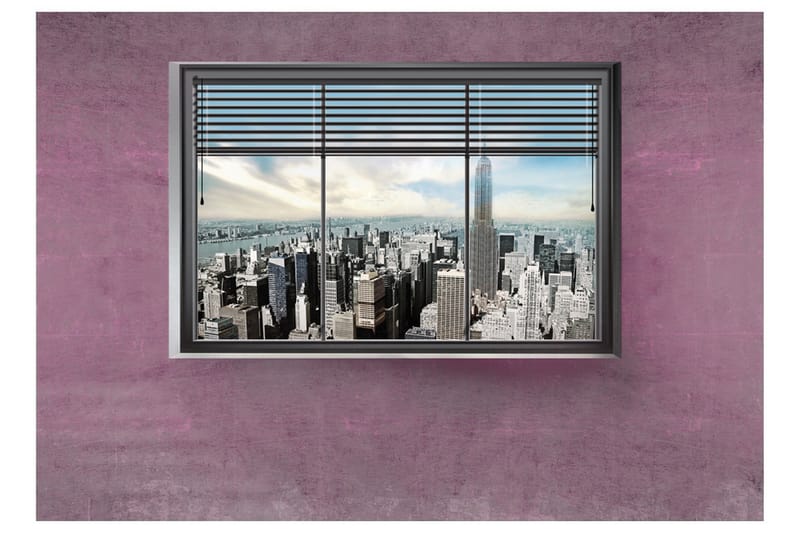 Fototapet New York Window II 150x105 - Artgeist sp. z o. o. - Inredning - Väggdekor - Tapet & tapettillbehör - Fototapet