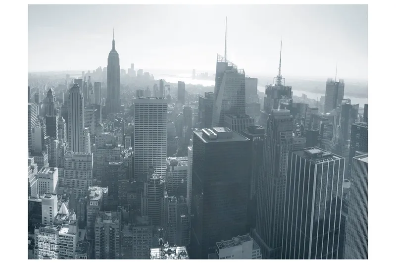 Fototapet New Yorks Skyline Svart Och Vitt 300x231, Artgeist sp. z o. o.