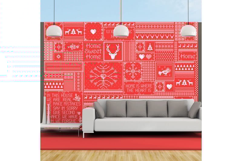 Fototapet Norwegian Composition 150x105 - Artgeist sp. z o. o. - Inredning - Väggdekor - Tapet & tapettillbehör - Fototapet