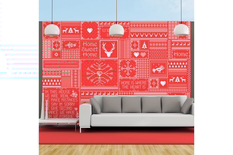 Fototapet Norwegian Composition 250x175 - Artgeist sp. z o. o. - Inredning - Väggdekor - Tapet & tapettillbehör - Fototapet