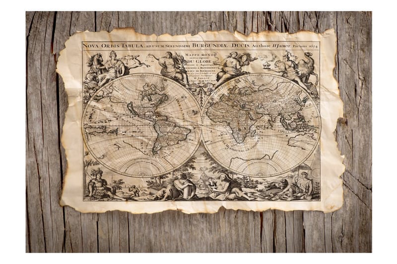 Fototapet Nova Orbis Tabula 250x175 - Artgeist sp. z o. o. - Inredning - Väggdekor - Tapet & tapettillbehör - Fototapet