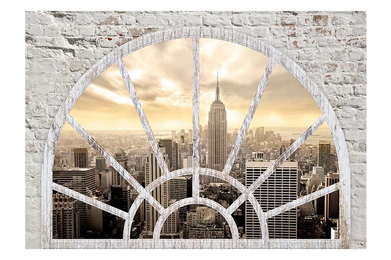 Fototapet NY City In The Morning 150x105 - Artgeist sp. z o. o. - Inredning - Väggdekor - Tapet & tapettillbehör - Fototapet