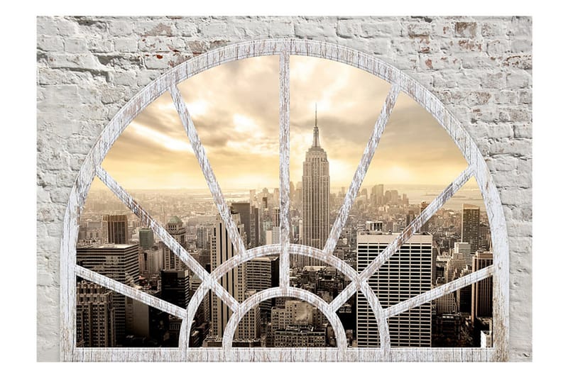 Fototapet NY City In The Morning 250x175 - Artgeist sp. z o. o. - Inredning - Väggdekor - Tapet & tapettillbehör - Fototapet