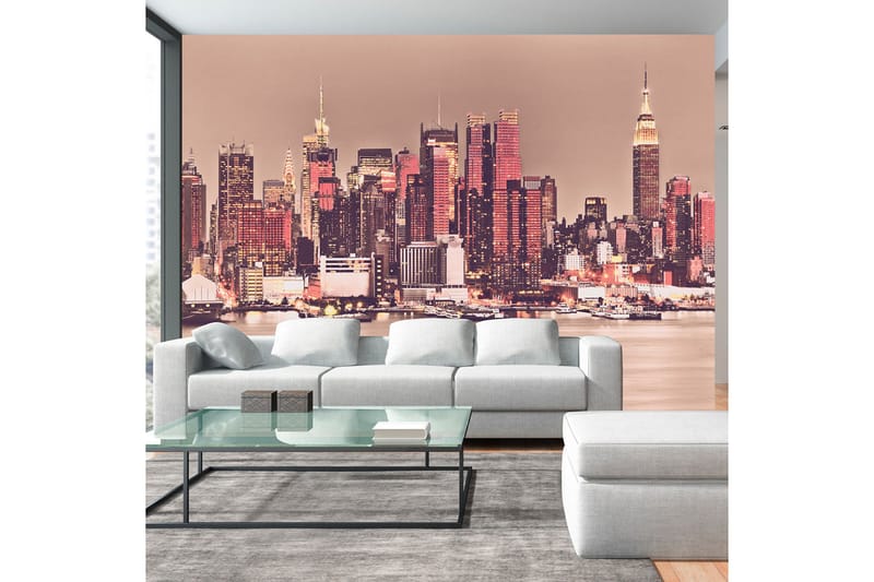 Fototapet NY Midtown Manhattan Skyline 300x210 - Artgeist sp. z o. o. - Inredning - Väggdekor - Tapet & tapettillbehör - Fototapet