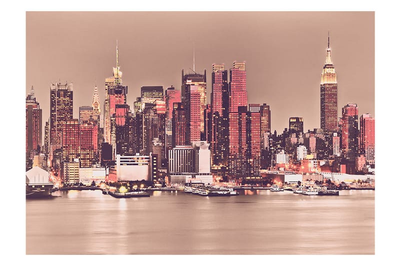 Fototapet NY Midtown Manhattan Skyline 300x210 - Artgeist sp. z o. o. - Inredning - Väggdekor - Tapet & tapettillbehör - Fototapet
