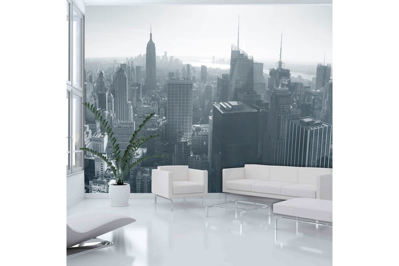 Fototapet NYC Tecken På En Färgad Bakgrund 200x154 - Artgeist sp. z o. o. - Inredning - Väggdekor - Tapet & tapettillbehör - Fototapet