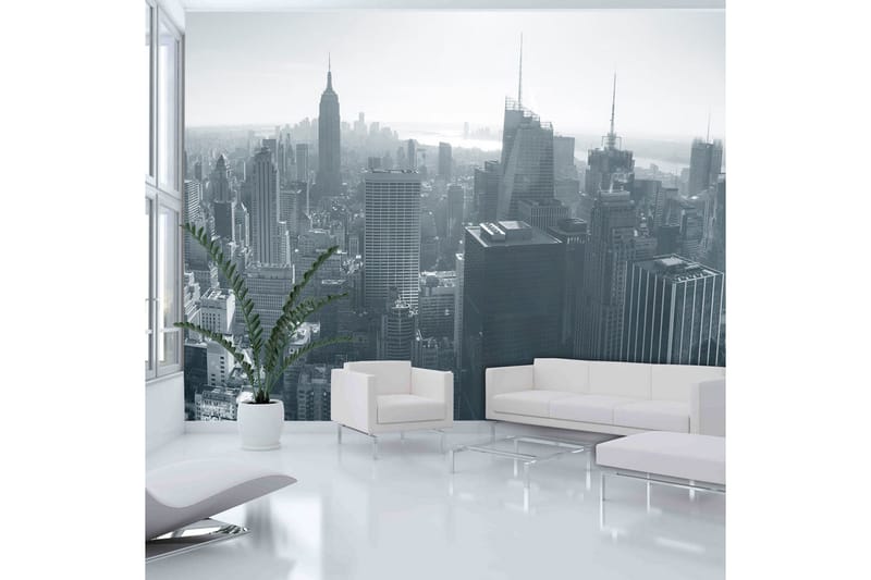 Fototapet NYC Tecken På En Färgad Bakgrund 250x193 - Artgeist sp. z o. o. - Inredning - Väggdekor - Tapet & tapettillbehör - Fototapet