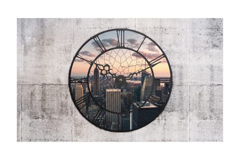 Fototapet NYC Time Zone 450x270 - Artgeist sp. z o. o. - Inredning - Väggdekor - Tapet & tapettillbehör - Fototapet