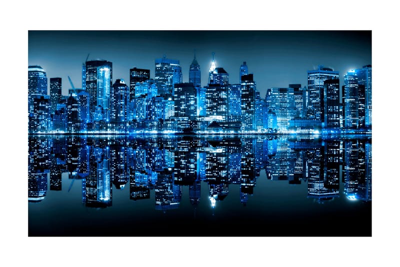Fototapet Ocean Av Ljus NYC 450x270 - Artgeist sp. z o. o. - Inredning - Väggdekor - Tapet & tapettillbehör - Fototapet
