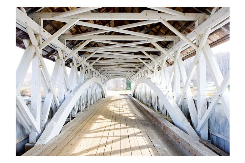 Fototapet Old Bridge 350x245 - Artgeist sp. z o. o. - Inredning - Väggdekor - Tapet & tapettillbehör - Fototapet