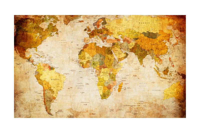 Fototapet Old Globe 450x270 - Artgeist sp. z o. o. - Inredning - Väggdekor - Tapet & tapettillbehör - Fototapet