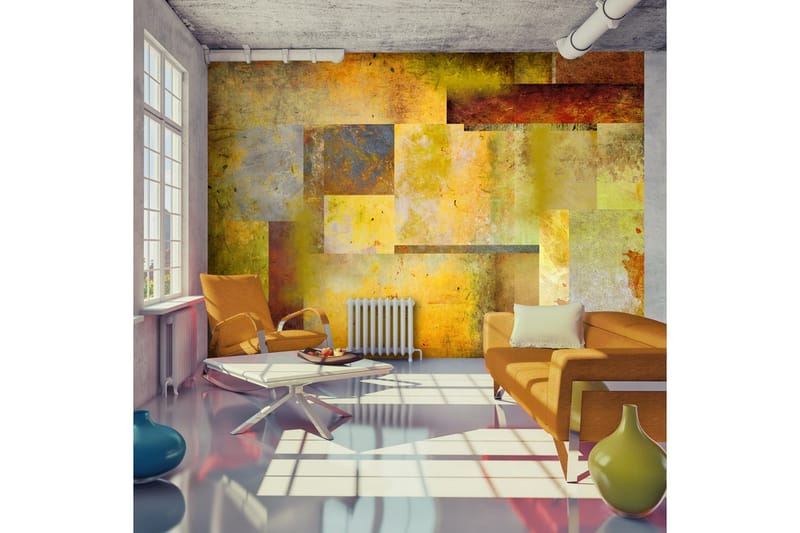 Fototapet Orange Hue Of Art Expression 300x210, Artgeist sp. z o. o.