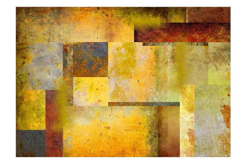 Fototapet Orange Hue Of Art Expression 350x245 - Artgeist sp. z o. o. - Inredning - Väggdekor - Tapet & tapettillbehör - Fototapet