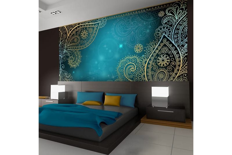 Fototapet Oriental Wings 200x140 - Artgeist sp. z o. o. - Inredning - Väggdekor - Tapet & tapettillbehör - Fototapet