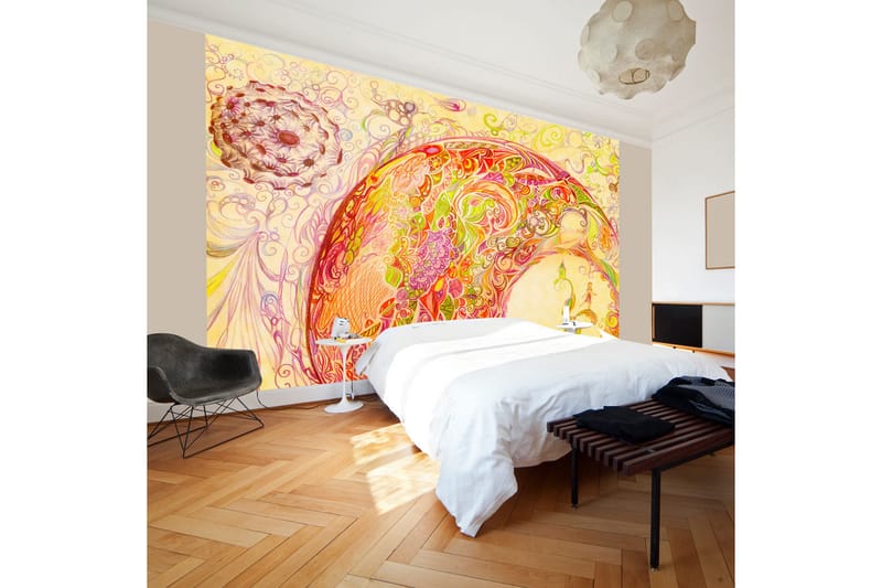 Fototapet Orientaliskt Mönster 200x154 - Artgeist sp. z o. o. - Inredning - Väggdekor - Tapet & tapettillbehör - Fototapet