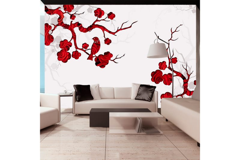 Fototapet Red Bush 350x245, Artgeist sp. z o. o.