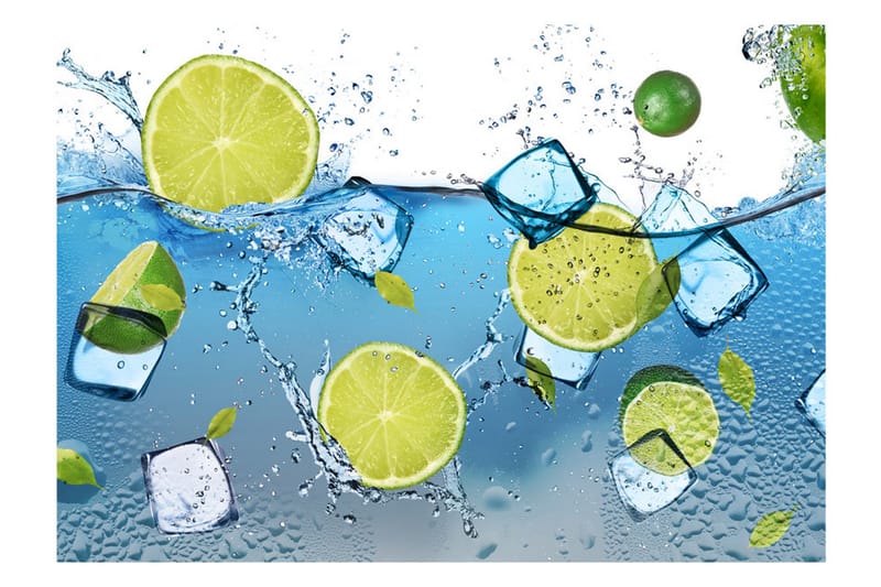 Fototapet Refreshing Lemonade 100x70 - Artgeist sp. z o. o. - Inredning - Väggdekor - Tapet & tapettillbehör - Fototapet